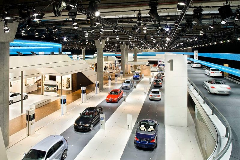 Bmw Exhibition Stand At The 63rd International Car Show In Frankfurt
