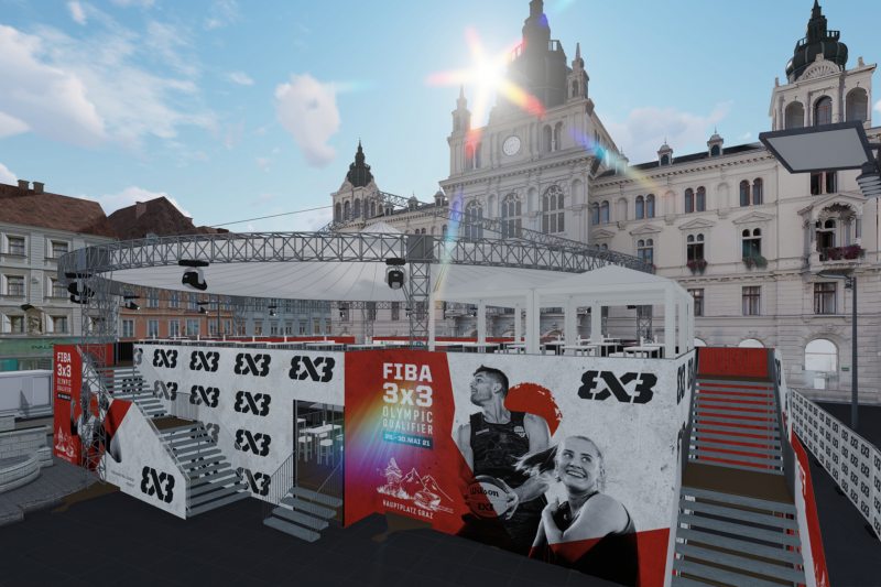 Fiba 3x3 Olympic Qualifying Tournament In Graz