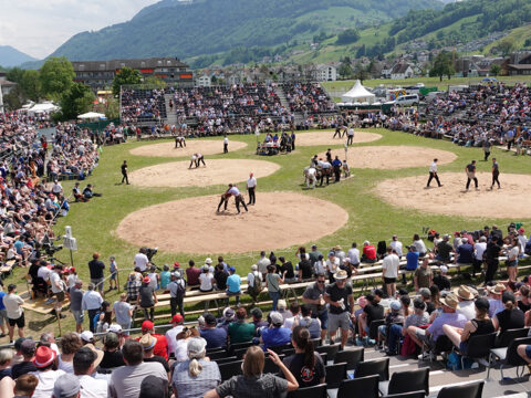 100º Festival Cantonal de Lucha y Alpino de Schwyz
