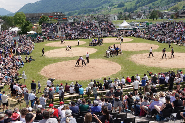 100. Schwyzer Kantonale Schwing- und Älplerfest in Galgenen