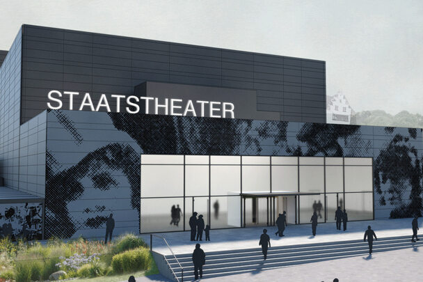 NUSSLI construye una sede provisional para el Teatro Estatal de Kassel