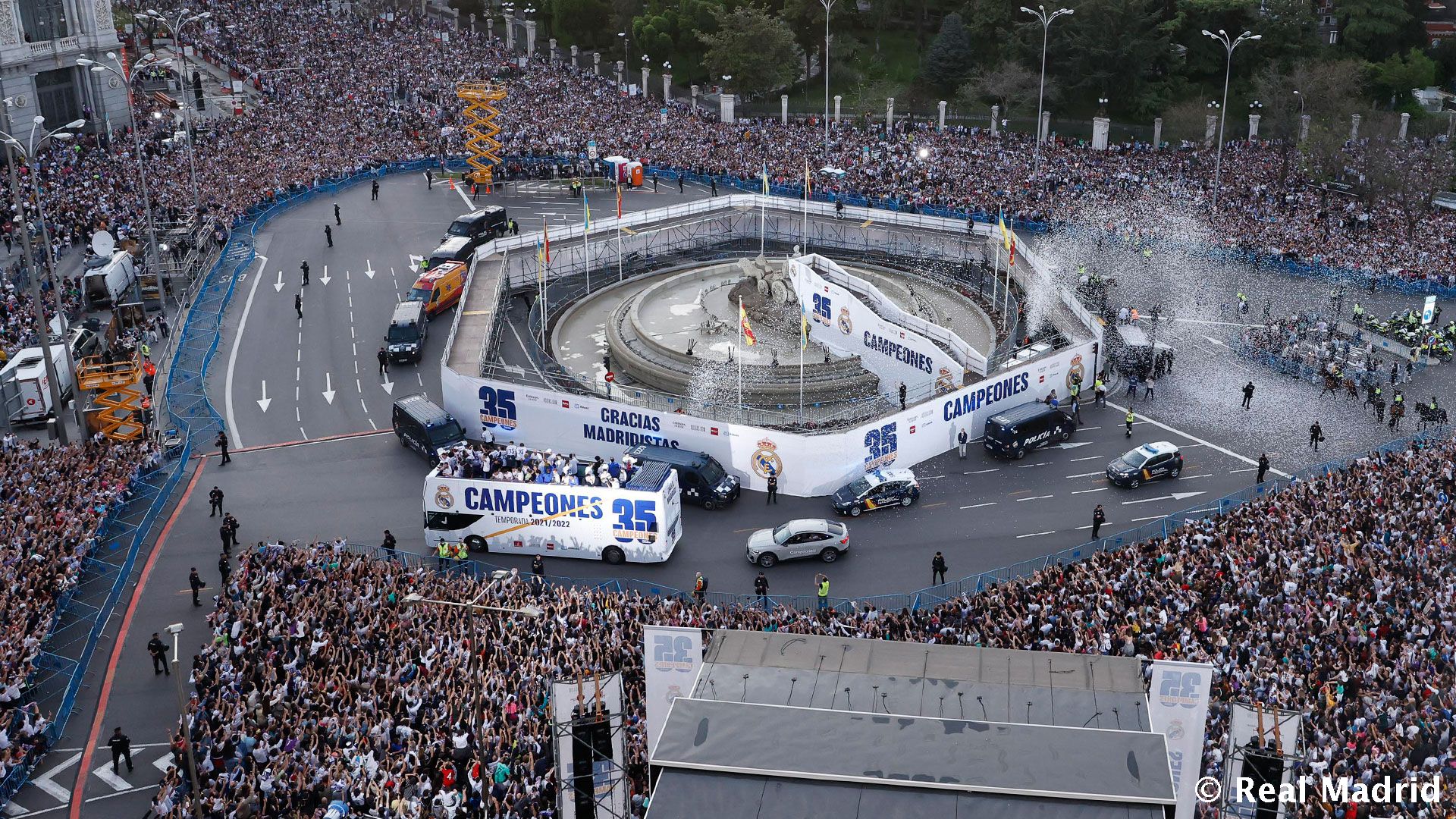 Celebracion liga real madrid 2022