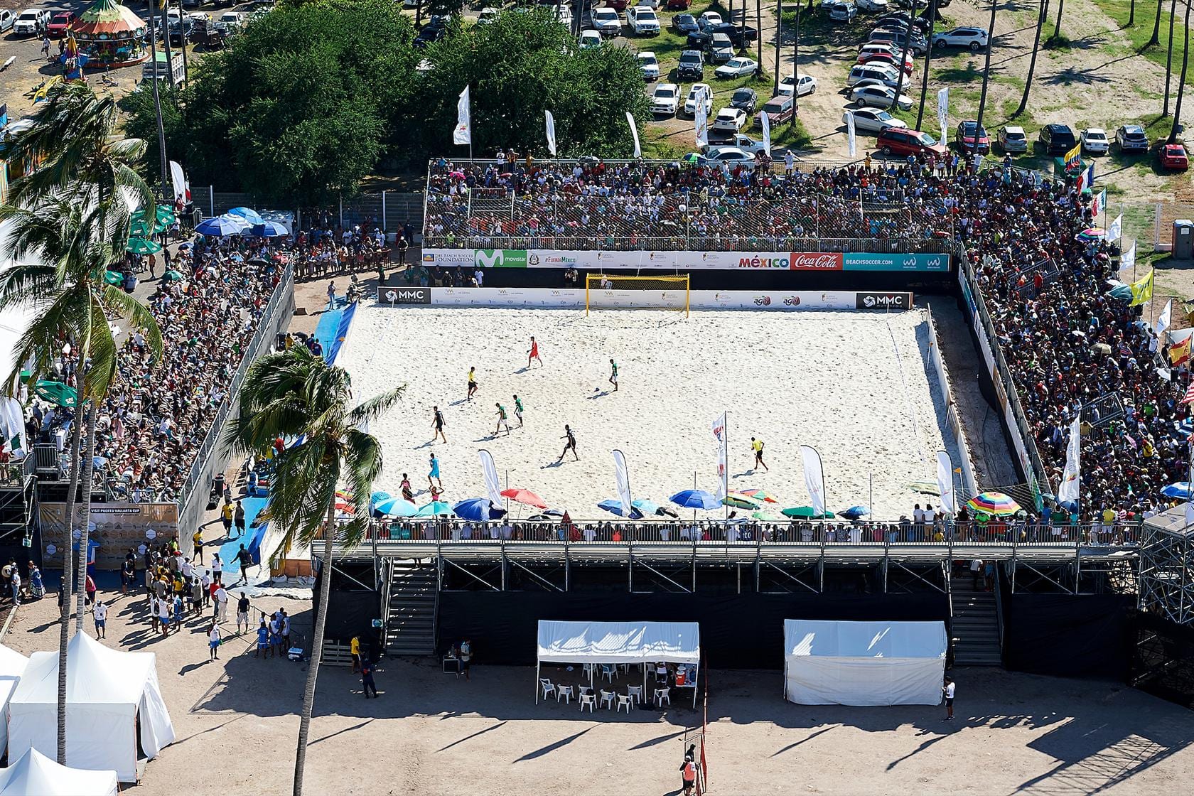 Estadio de fútbol playa de Pocitos